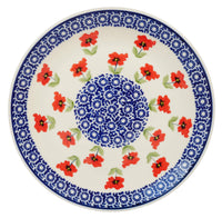 A picture of a Polish Pottery 8.5" Salad Plate (Poppy Garden) | T134T-EJ01 as shown at PolishPotteryOutlet.com/products/8-5-salad-plate-poppy-garden