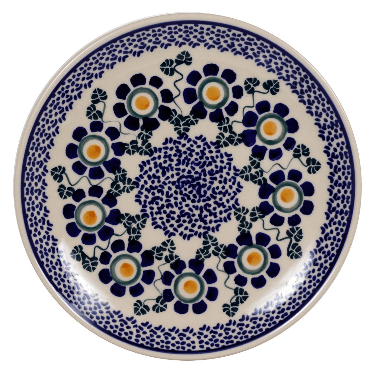 Plate, Round, Salad, 8.5" in "Simple Symmetry" by Manufaktura | T134T-GCR