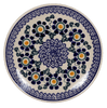 Polish Pottery 8.5" Salad Plate (Simple Symmetry) | T134T-GCR at PolishPotteryOutlet.com