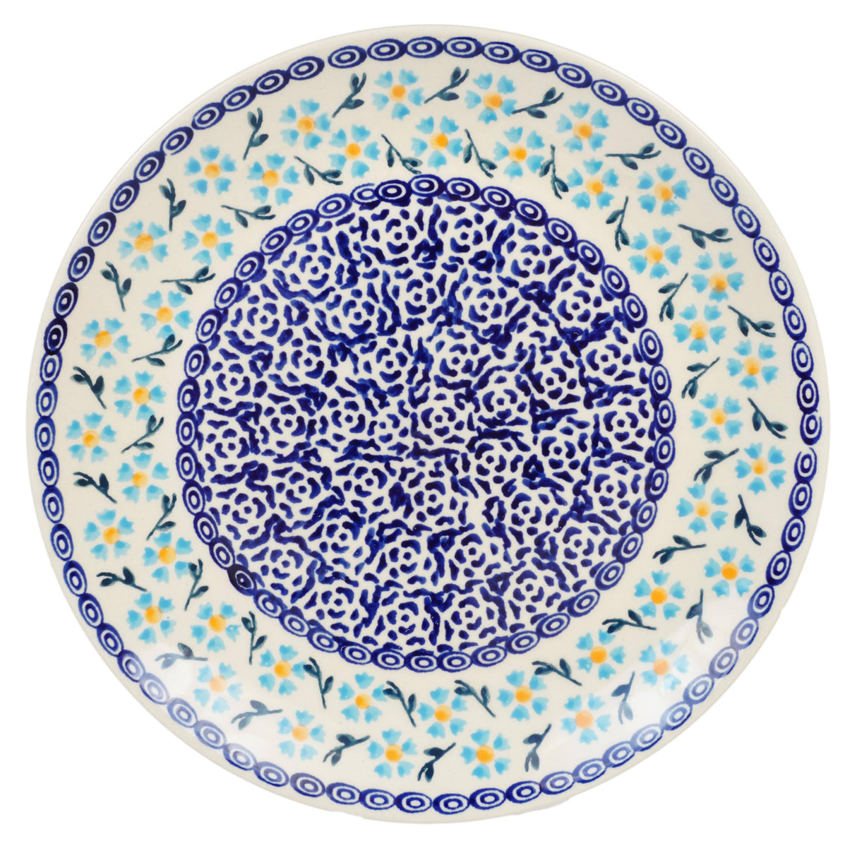 Plate, Round, Salad, 8.5" in "Heavenly Blue" by Manufaktura | T134T-GK2