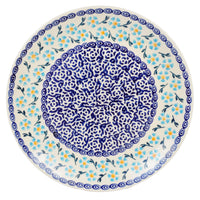 A picture of a Polish Pottery 8.5" Salad Plate (Heavenly Blue) | T134T-GK2 as shown at PolishPotteryOutlet.com/products/85-salad-plate-heavenly-blue