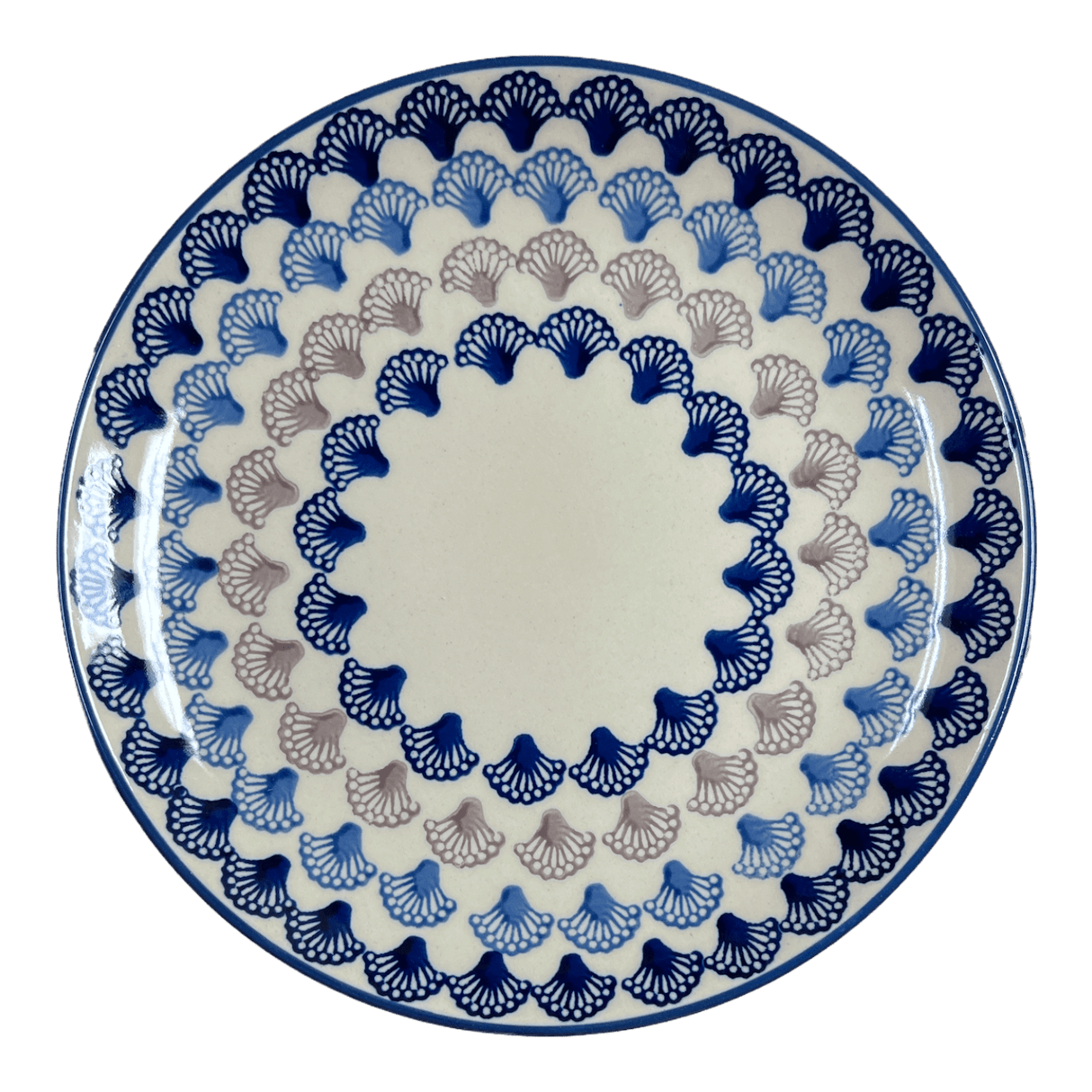 Plate, Round, Salad, 8.5" in "Fan-Tastic" by Manufaktura | T134T-GP18