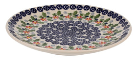Polish Pottery 8.5" Salad Plate (Holly in Bloom) | T134T-IN13 Additional Image at PolishPotteryOutlet.com