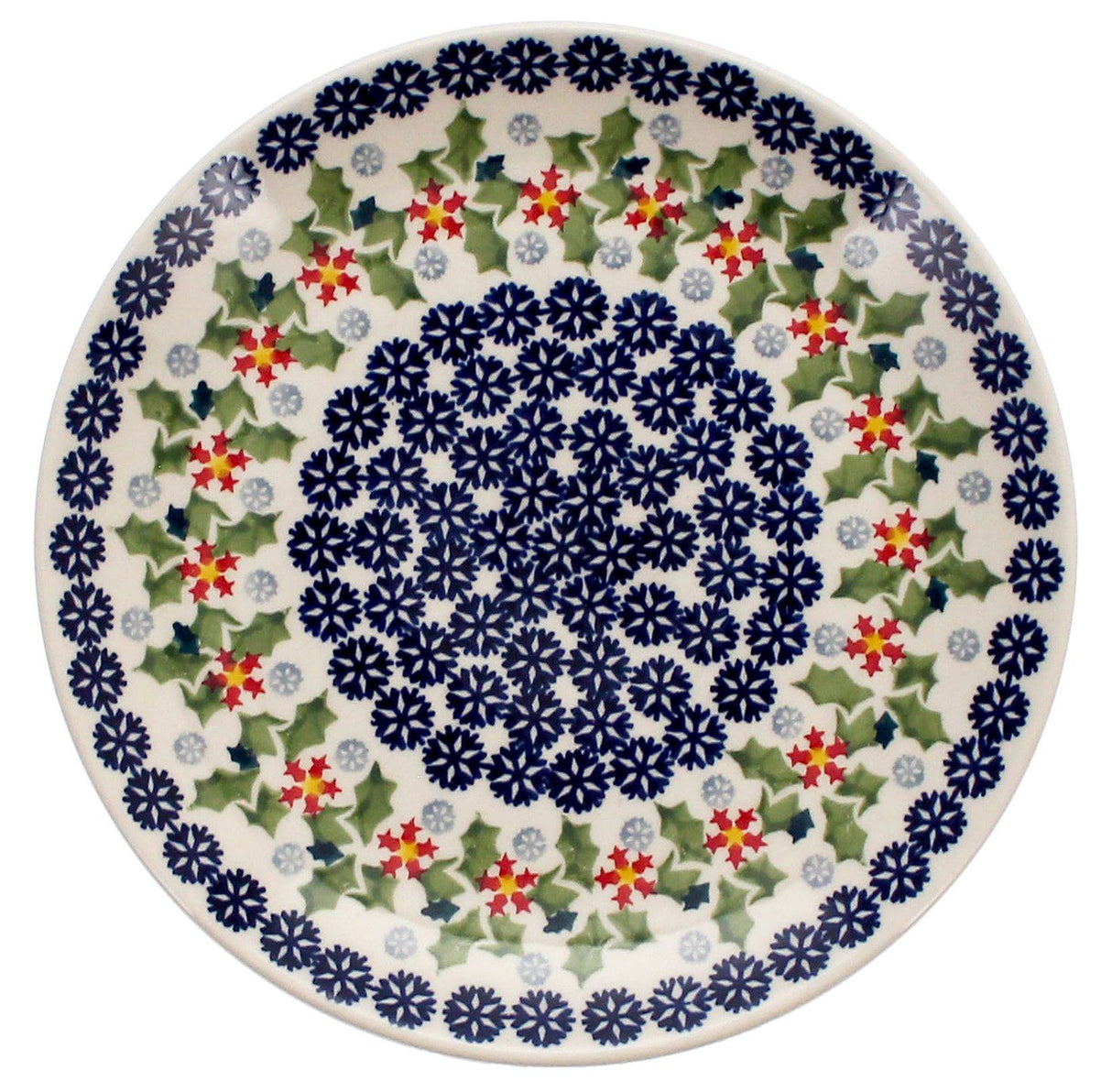 Plate, Round, Salad, 8.5" in "Holly In Bloom" by Manufaktura | T134T-IN13