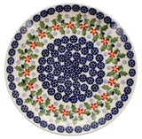 Plate, Round, Salad, 8.5" in "Holly In Bloom" by Manufaktura | T134T-IN13