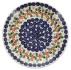 Polish Pottery 8.5" Salad Plate (Holly in Bloom) | T134T-IN13 at PolishPotteryOutlet.com