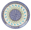 Polish Pottery Plate, Round, Salad, 8.5" in "Riverdance" by Manufaktura | T134T-IZ3 at PolishPotteryOutlet.com