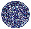 Polish Pottery 8.5" Salad Plate (Blue on Blue) | T134T-J109 at PolishPotteryOutlet.com