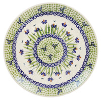 A picture of a Polish Pottery 8.5" Salad Plate (Riverbank) | T134T-MC15 as shown at PolishPotteryOutlet.com/products/8-5-salad-plate-riverbank
