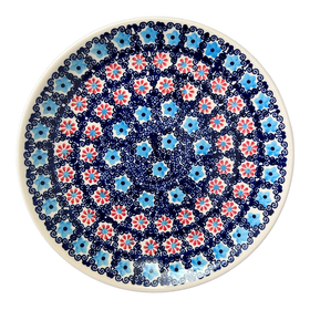 Polish Pottery 8.5" Salad Plate (Daisy Circle) | T134T-MS01 Additional Image at PolishPotteryOutlet.com