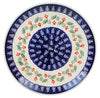 Polish Pottery 8.5" Salad Plate (Holiday Cheer) | T134T-NOS2 at PolishPotteryOutlet.com