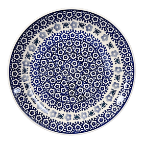 Polish Pottery 8.5" Salad Plate (Butterfly Border) | T134T-P249 Additional Image at PolishPotteryOutlet.com