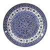 Polish Pottery 8.5" Salad Plate (Butterfly Border) | T134T-P249 at PolishPotteryOutlet.com