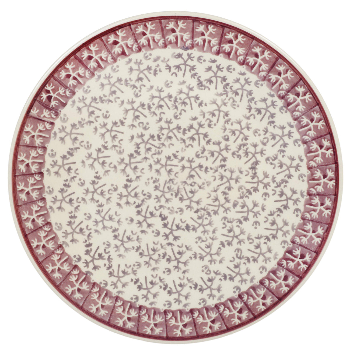 Plate, Round, Salad, 8.5" in "Merlot Thicket" by Manufaktura | T134T-P352