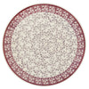 Polish Pottery 8.5" Salad Plate (Merlot Thicket) | T134T-P352 at PolishPotteryOutlet.com