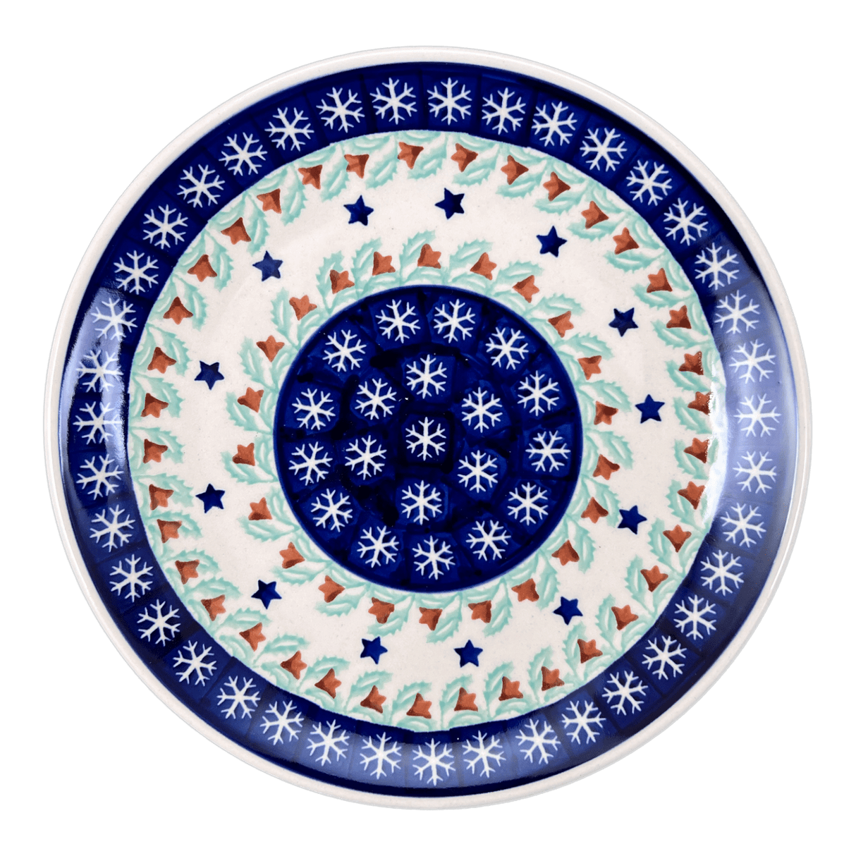 Plate, Round, Salad, 8.5" in "Starry Wreath" by Manufaktura | T134T-PZG