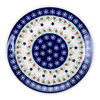 Polish Pottery 8.5" Salad Plate (Starry Wreath) | T134T-PZG at PolishPotteryOutlet.com