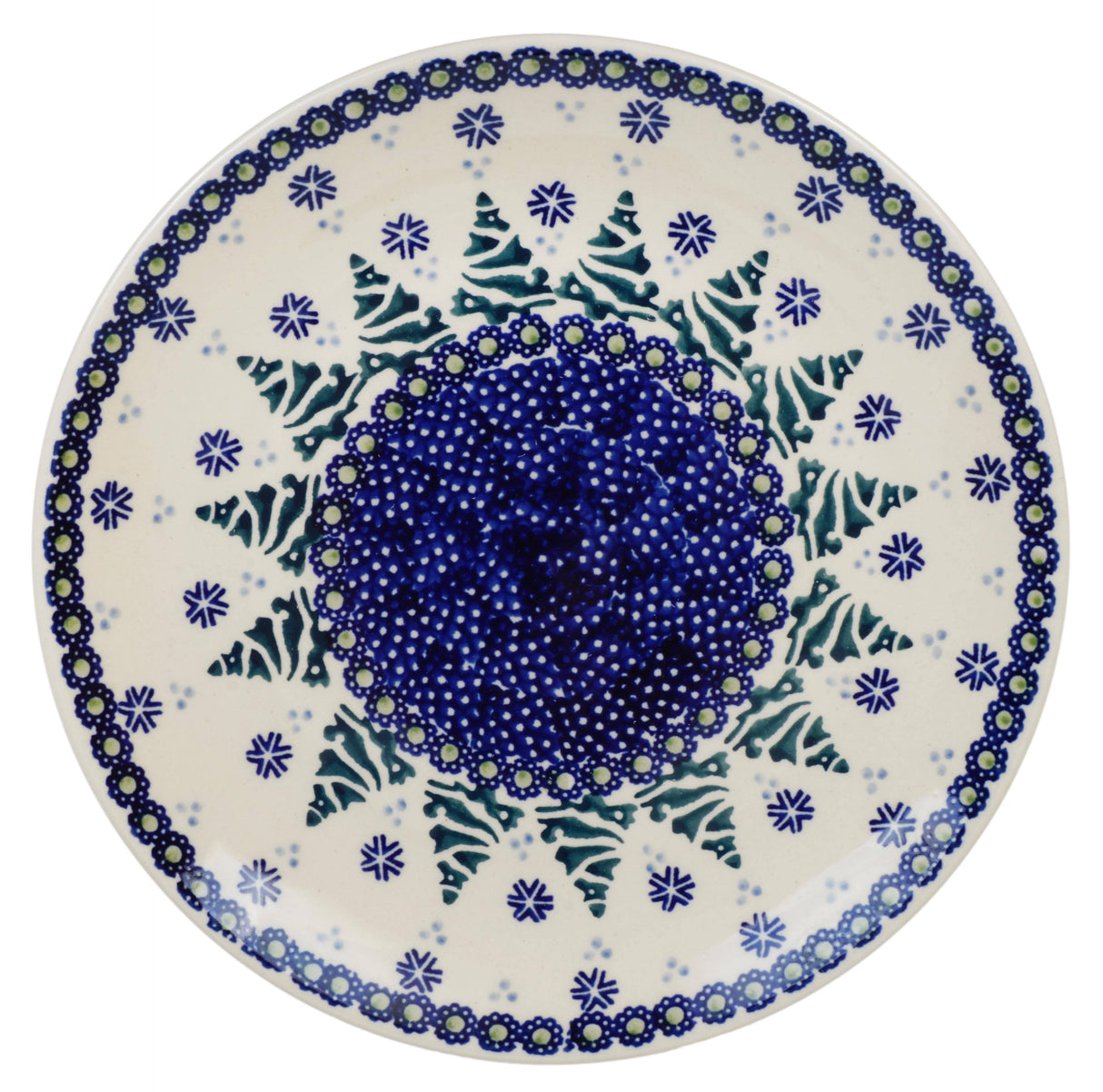 Plate, Round, Salad, 8.5" in "Snowy Pines" by Manufaktura | T134T-U22