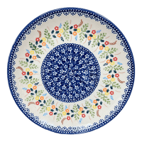 A picture of a Polish Pottery 8.5" Salad Plate (Floral Garland) | T134U-AD01 as shown at PolishPotteryOutlet.com/products/8-5-salad-plate-floral-garland
