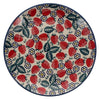 Polish Pottery 8.5" Salad Plate (Strawberry Fields) | T134U-AS59 at PolishPotteryOutlet.com