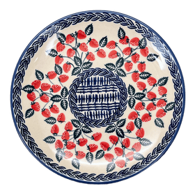 Polish Pottery 8.5" Salad Plate (Fresh Strawberries) | T134U-AS70 Additional Image at PolishPotteryOutlet.com