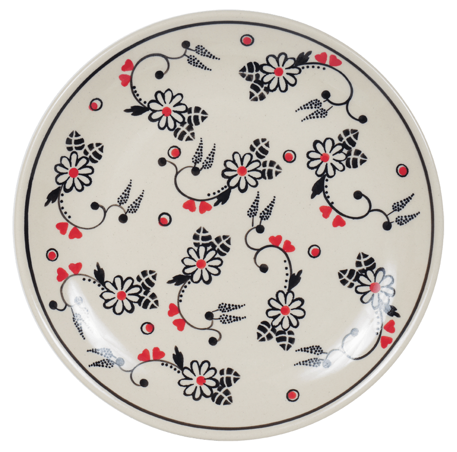 Plate, Round, Salad, 8.5" in "Night Garden" by Manufaktura | T134U-BL02