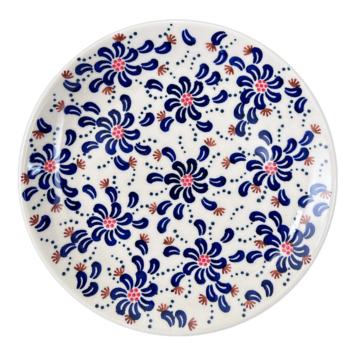 Plate, Round, Salad, 8.5" in "Floral Fireworks" by Manufaktura | T134U-BSAS