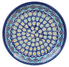 Polish Pottery 8.5" Salad Plate (Blue Diamond) | T134U-DHR at PolishPotteryOutlet.com