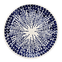 A picture of a Polish Pottery 8.5" Salad Plate (Modern Vine) | T134U-GZ27 as shown at PolishPotteryOutlet.com/products/8-5-salad-plate-modern-vine-t134u-gz27