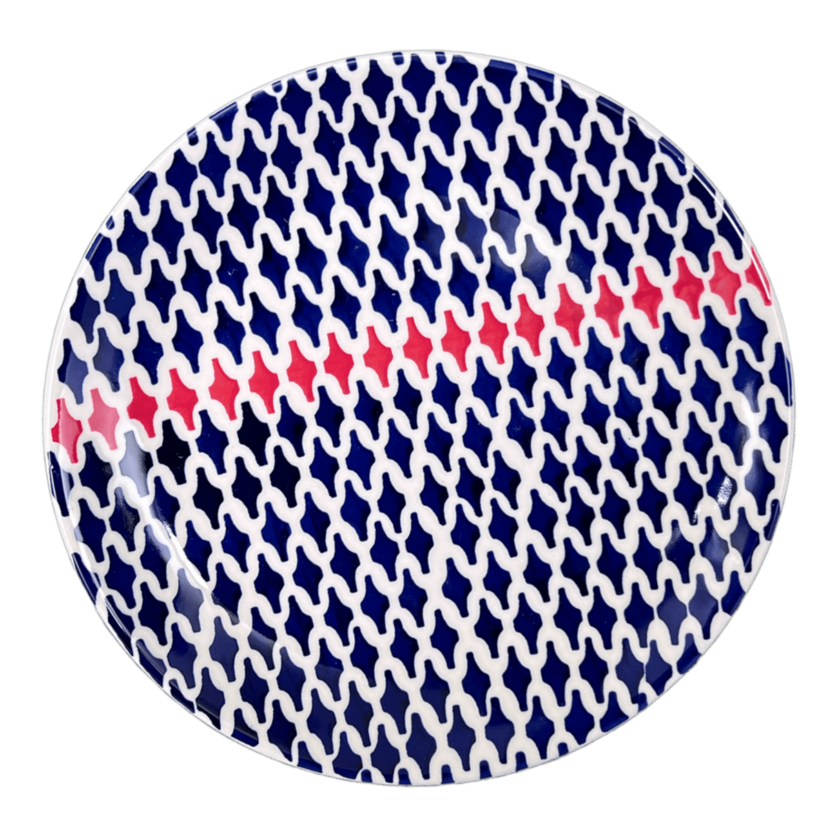 Plate, Round, Salad, 8.5" in "Shock Waves" by Manufaktura | T134U-GZ42