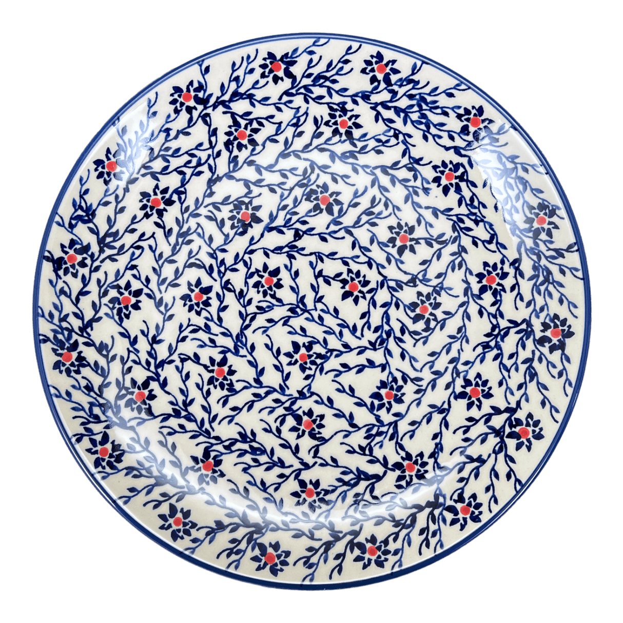 Plate, Round, Salad, 8.5" in "Blue Canopy" by Manufaktura | T134U-IS04