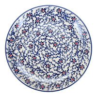 A picture of a Polish Pottery 8.5" Salad Plate (Blue Canopy) | T134U-IS04 as shown at PolishPotteryOutlet.com/products/8-5-salad-plate-blue-canopy-t134u-is04
