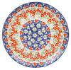 Polish Pottery 8.5" Salad Plate (Ring Around the Rosie) | T134U-P321 at PolishPotteryOutlet.com