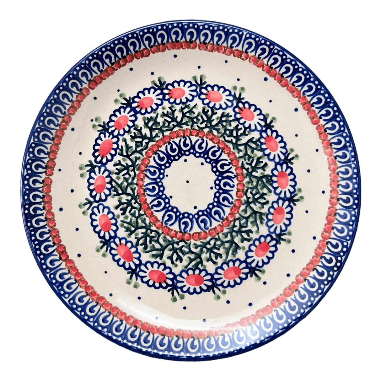 Plate, Round, Salad, 8.5" in "Daisy Chain" by Manufaktura | T134U-ST