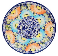 A picture of a Polish Pottery 8.5" Salad Plate (Fiesta) | T134U-U1 as shown at PolishPotteryOutlet.com/products/85-salad-plate-fiesta