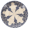 Polish Pottery 8.5" Salad Plate (Cobalt Falls) | T134U-WB04 at PolishPotteryOutlet.com