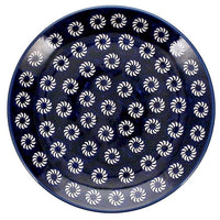 A picture of a Polish Pottery 8.5" Salad Plate (Plentiful Pinwheels) | T134U-ZP02 as shown at PolishPotteryOutlet.com/products/8-5-salad-plate-plentiful-pinwheels