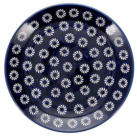 Polish Pottery 8.5" Salad Plate (Plentiful Pinwheels) | T134U-ZP02 Additional Image at PolishPotteryOutlet.com