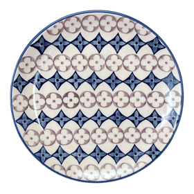 Polish Pottery 8.5" Salad Plate (Diamond Blossoms) | T134U-ZP03 Additional Image at PolishPotteryOutlet.com
