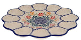 Plate, Round, Egg Plate, 10.25" in "Flower Power" by Manufaktura | T140T-JS14