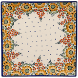 Plate, Square, Dinner, 11.25" Plate in "Autumn Harvest" by Manufaktura | T145S-LB