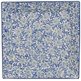 Plate, Square, Dinner, 11.25" Plate in "English Blue" by Manufaktura | T145U-AS53