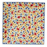 Plate, Square, Salad, 9" in "Sunlit Blossoms" by Manufaktura | T146S-AS62
