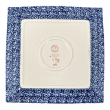 Plate, Square, Salad, 9" in "Blue Life" by Manufaktura | T146S-EO39
