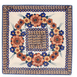 Plate, Square, Salad, 9" in "Bouquet in a Basket" by Manufaktura | T146S-JZK