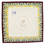 Plate, Square, Salad, 9" in "Sunshine Grotto" by Manufaktura | T146S-WK52