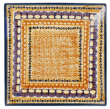 Plate, Square, Salad, 9" in "Desert Sunrise" by Manufaktura | T146U-KLJ