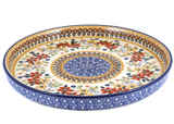 Tray, Round, 10.25" in "Ruby Duet" by Manufaktura | T153S-DPLC