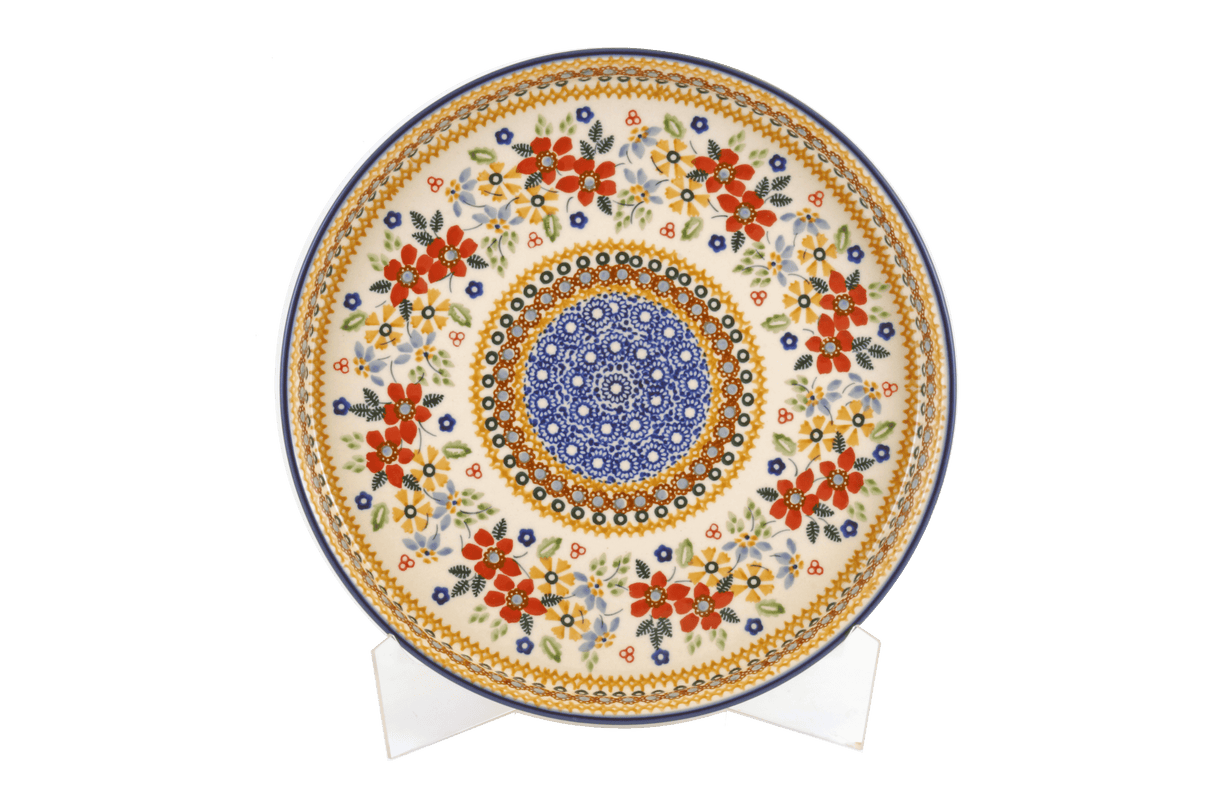 Tray, Round, 10.25" in "Ruby Duet" by Manufaktura | T153S-DPLC