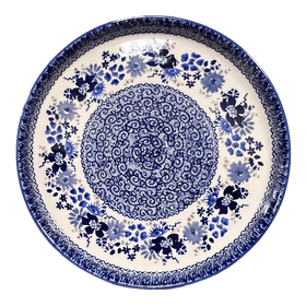 Polish Pottery Round Tray (Blue Life) | T153S-EO39 Additional Image at PolishPotteryOutlet.com